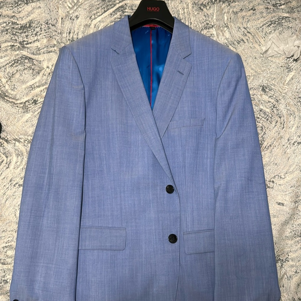 Blue Hugo boss suit